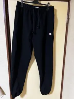 US企画 チャンピオン リバースウィーブ パンツGF71 ブラック L 目あり