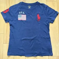 Polo Ralph Lauren USA Tシャツ ネイビー　7/130
