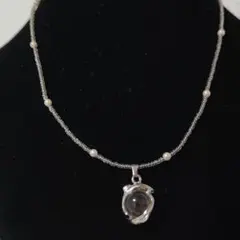 Dolphin Pearl ドルフィンモチーフ パール装飾 ネックレス