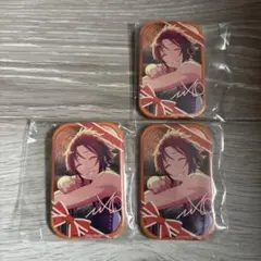 あんさんぶるスターズ　一番カフェ　スクエア缶バッジ　衣更真緒　3点