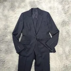 美品✨HILTON Raymond✨パンツスーツ 洗える ストレッチ 7号 濃紺のサムネイル