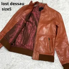 ロストデッサウ　ナノユニバース　山羊革　イタリアファブリック　46 S レッド