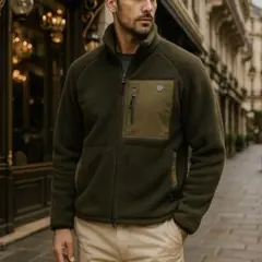 希少✨DEUS EX MACHINA ボアジャケット フリース 刺繍 ロゴ