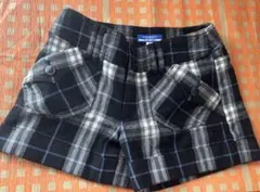 バーバリー　ブルーレーベル　可愛い　ショートパンツ　半ズボン　ノバチェック　36