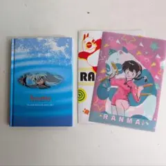 【ミニクリアファイル＆ミニノート】らんま1/2＆犬夜叉（未使用品）