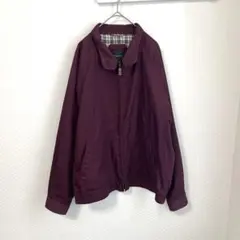 ゴールデンベア ジャケット ボルドー チェック柄 XL