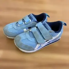 asics スニーカー　16.5㎝　水色