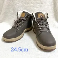 防寒ブーツ 裏起毛 スノーシューズ 透湿防水 サイズ39、24.5cm