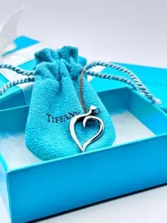 TIFFANY ティファニー オープンリーフ ネックレス シルバー P23のサムネイル
