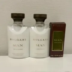 BVLGARI MAN WOOD ESSENCE 香水 クリーム 3点セット