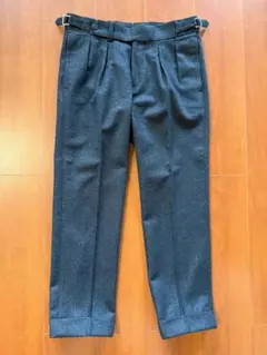 美品　GTA HERRICK グルカ　チャコールグレー　ウールフランネル　44 美品 GTA HERRICK グルカ チャコールグレー ウールフランネル 44
