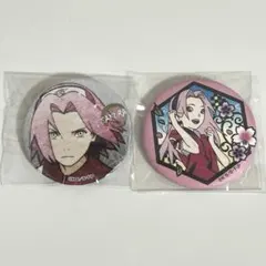 NARUTO ナルト サンキューマート 缶バッジ 春野 サクラ - メルカリ