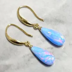 最高級AAAランク エチオピア産 プレシャスオパール ピアス - メルカリ