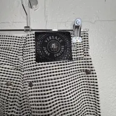 VERSACE JEANS COUTURE チェック柄パンツ