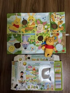 タカラトミー くまのプーさん 親子知育 みつけた！かくれんぼ布絵本 箱付きのサムネイル