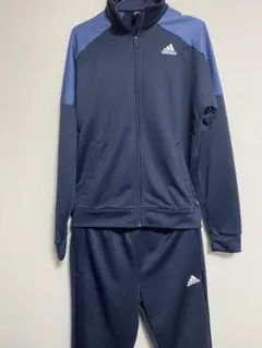 adidas ネイビージャージ上下セット