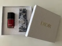 DIORノベルティ　クリスタル会員バースデーギフト　リップ&ネイル