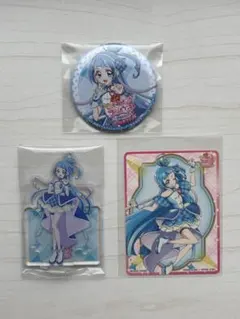 キュアウインク　アクリルスタンド　缶バッジ　ステッカー　映画　特典