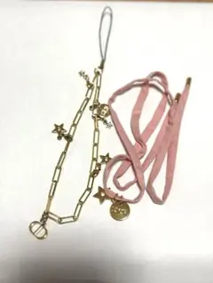 DIOR星型チャーム付きストラップ