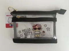 ハローキティ 日焼けキティ ポーチ クリアポーチ アベイル