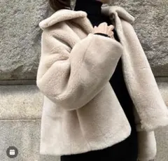 本日お値下げ！【新品未使用】　heve ヘイブ　エコファー　ベアジャケット 2025年最新】heve エコファーの人気アイテム - メルカリ