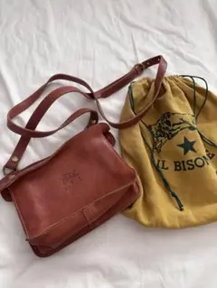 IL BISONTE イルビゾンテ レザー ショルダーバッグ　ユニセックスのサムネイル