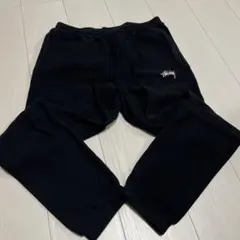 Stussy ブラック スウェットパンツ