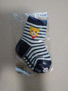 ミキハウス　新品未使用　靴下 　11~13cm　日本製　ベビー