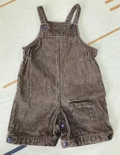 COMME CA ISM コムサ　オーバーオール　サロペット　80