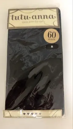新品未使用　チュチュアンナ　タイツ ブラック　60デニール　M〜L