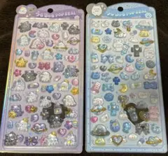 【正規品】うるちゅるポップシール オバケーヌ　うさぎ　2枚セット