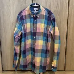 BEAMS ビームス チェック柄 長袖シャツ メンズ Mのサムネイル