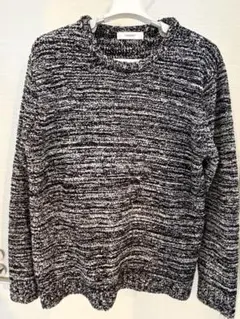 INHERIT ニットセーター ブラック・ホワイト