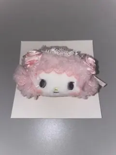 シークレットヘアクリップ（ホワイトフリル）　マイスウィートピアノ