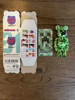 BE@RBRICK SERIES 31 Minecraft クリーパー