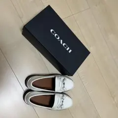 COACH ローファー ホワイト23.0センチのサムネイル