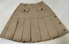 KP トロワラパン インナーパンツ付き プリーツスカート 150サイズ ベージュのサムネイル