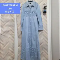Lee LOWRYSFARM Mサイズ デニムワンピース