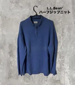 【80s】L.L.Bean ハーフジップニット コットン100のサムネイル