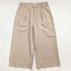 LEPSIM タックワイドパンツ ベージュ Мサイズ