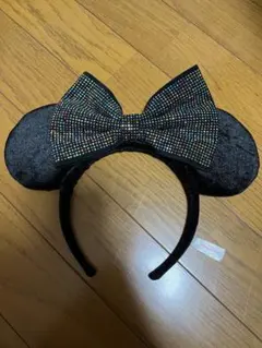 ミニーリボンカラフルストーンカチューシャ