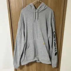 Carhartt グレー フード付きパーカー