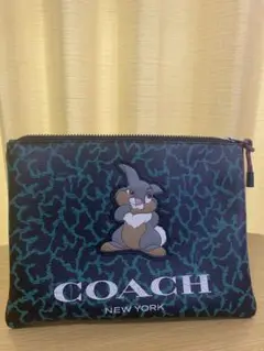 COACH ディズニーコラボ とんすけ クラッチ バッグ 新品❣ COACH ディズニー コラボ クラッチバック - メルカリ