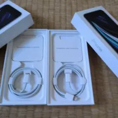 iPhone　SE 空箱　ケーブルあり　２箱