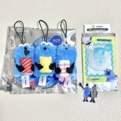 スシロー パペットスンスン 指人形マスコット クリアカード ピック 5点セット