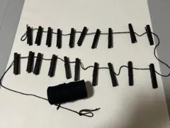 ウェディンググッズ　黒クリップのサムネイル