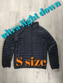ultra light down ブラック メンズ Sサイズ ダウンジャケット