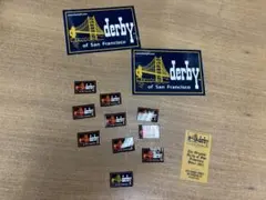 derby of San Franciscoステッカー+SHOPカード　セット