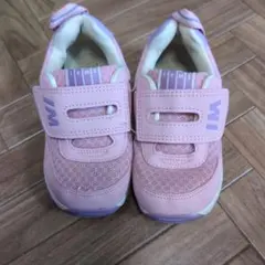 17cm イフミー ピンク パープル スニーカー マジックテープ式 メッシュ