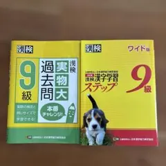 漢検 9級 漢字学習ステップ　改訂版ワイド版 漢検9級実物大過去問